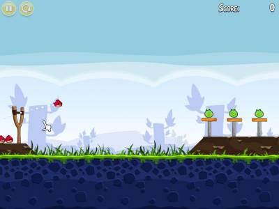 Скриншот игры: Angry Birds (2.0)